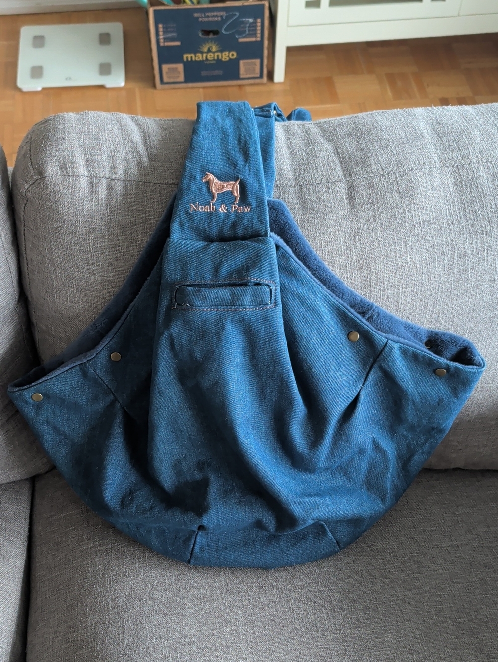 Blue Dog Carrier Bag